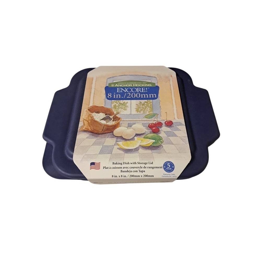 Anchor Hocking Encore 8in X 8in Baking Dish With Lid